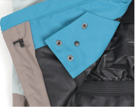 ジャケット裾調整機能