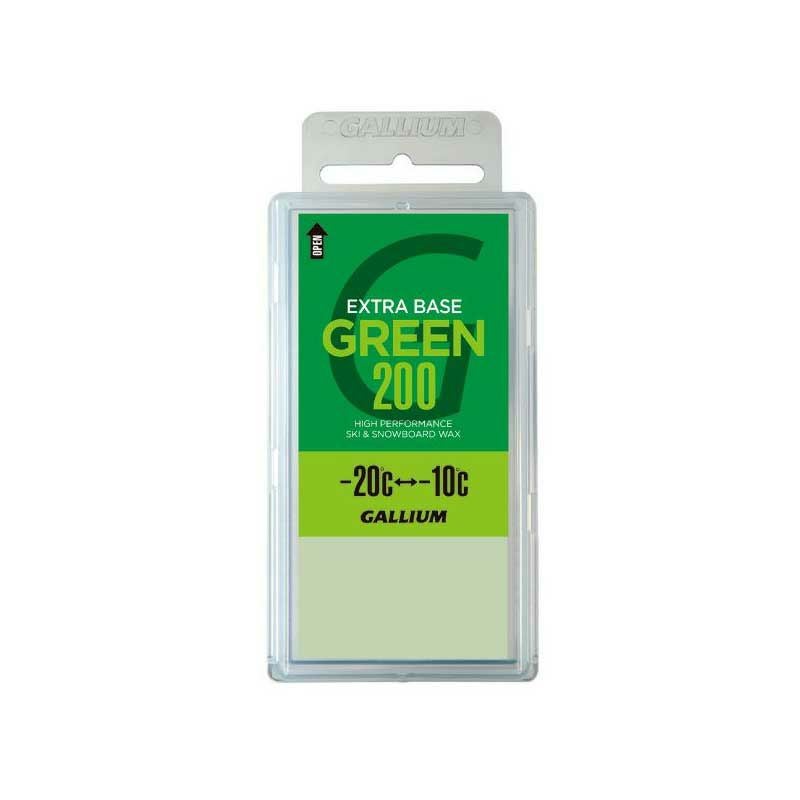 GALLIUM ガリウム ワックス EXTRA BASE GREEN 200〔200g〕 SW2077 固形