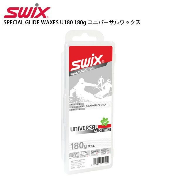 SWIX �X�E�B�b�N�X ���b�N�X SPECIAL GLIDE WAXES U180 180g ���j�o�[�T�����b�N�X �Ō` �X�L�[ �X�m�[�{�[�h �X�m�{