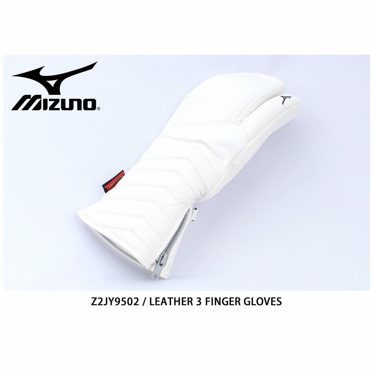 スキー グローブ メンズ レディース MIZUNO ミズノ ＜2024＞ LEATHER 3