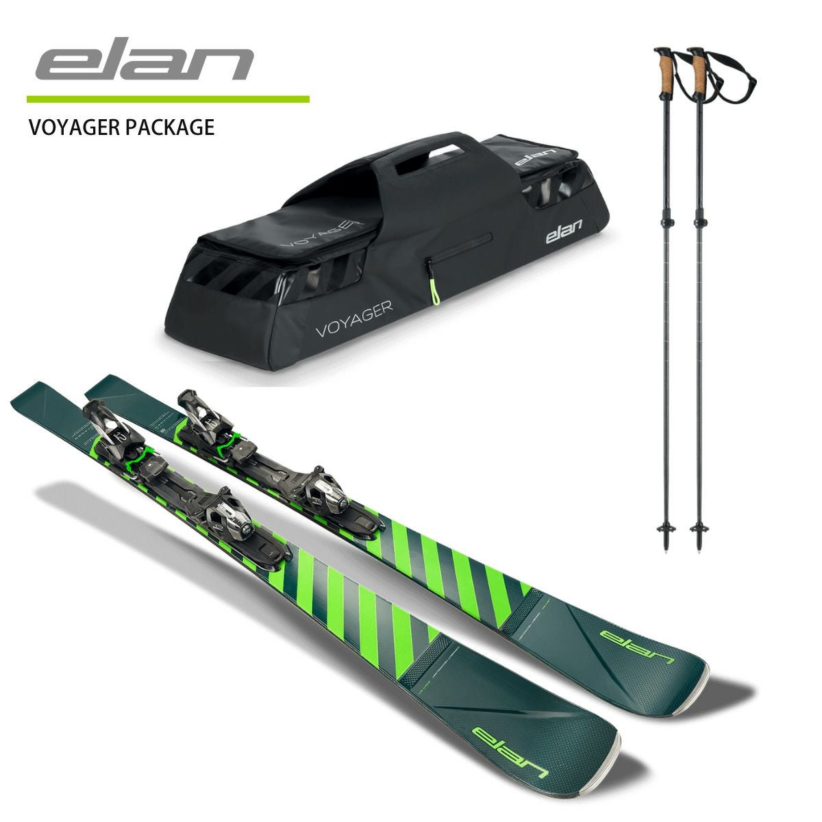 ELAN エラン スキー板 ＜2024＞ VOYAGER GREEN FUSUION X URBAN