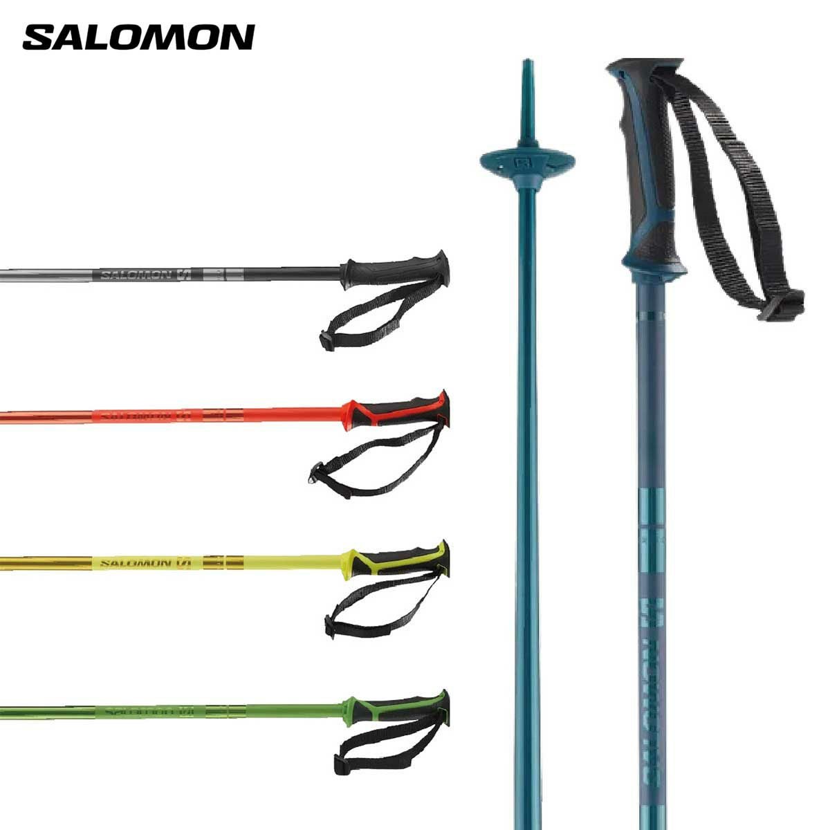 Salomon(サロモン) スキー用ストック L/R有 サロモン(salomon) スキーポール ストック X 08 【22-23 2022-2023