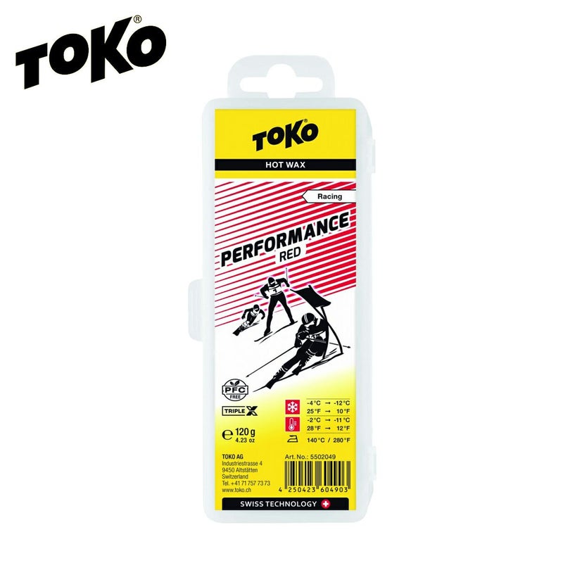 TOKO �g�R ���b�N�X ��2024�� Racing Performance ���b�h120g / 5502049  �Ō` �X�L�[ �X�m�[�{�[�h �X�m�{