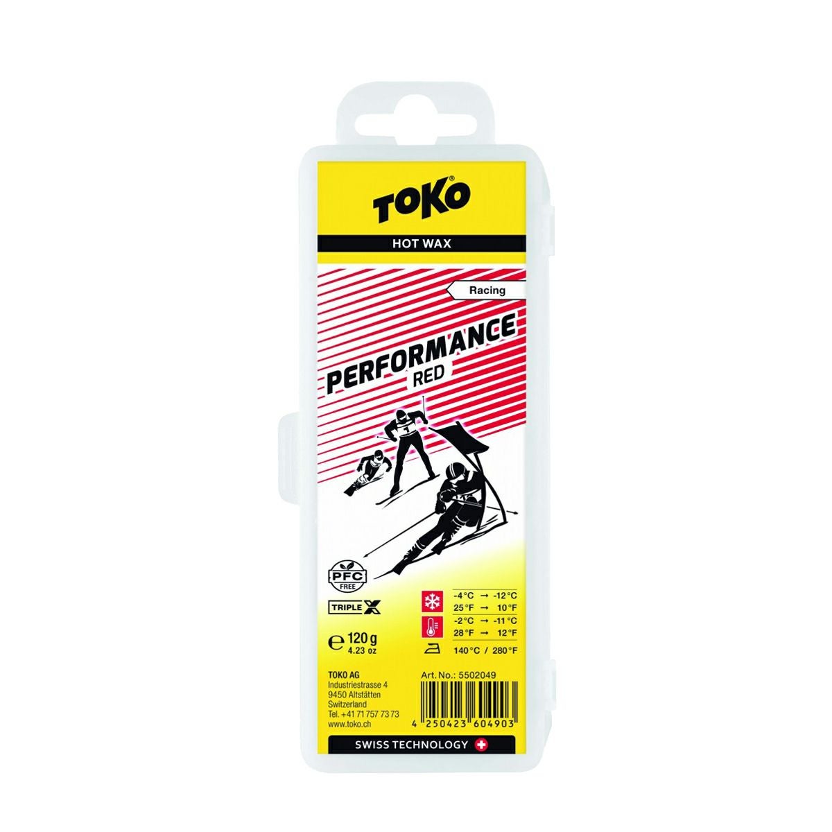 TOKO HF トコ　ブルー　ホットワックス 120g TOKO,トコ,WAX,Highperformance, ハイパフォーマンス,ブルー