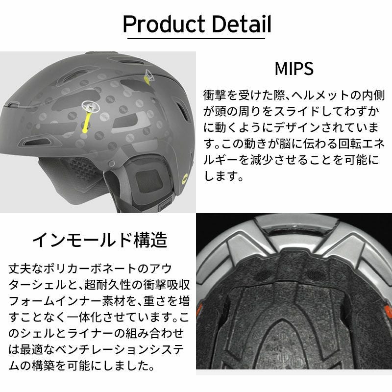 GIRO ジロ スキーヘルメット＜2025＞SARIO MIPS / サリオ ミップス