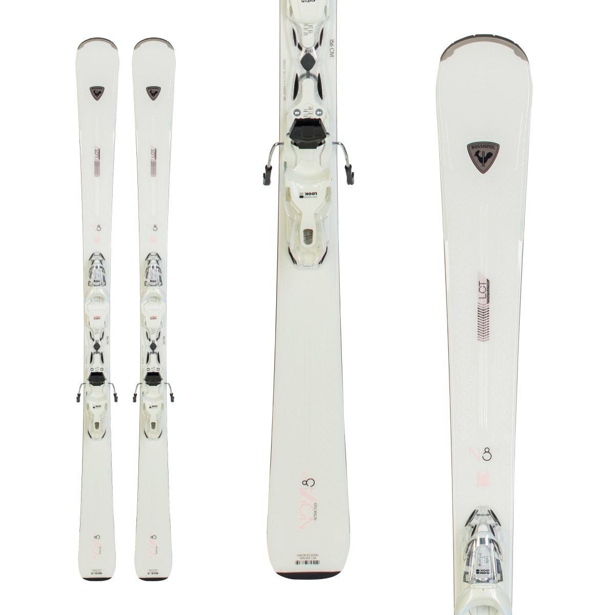 ROSSIGNOL ロシニョール スキー板 NOVA 8 LOOKビンディング付 ROSSIGNOL ロシニョール スキー板 レディース 2026 NOVA 8 /RANPX02 +