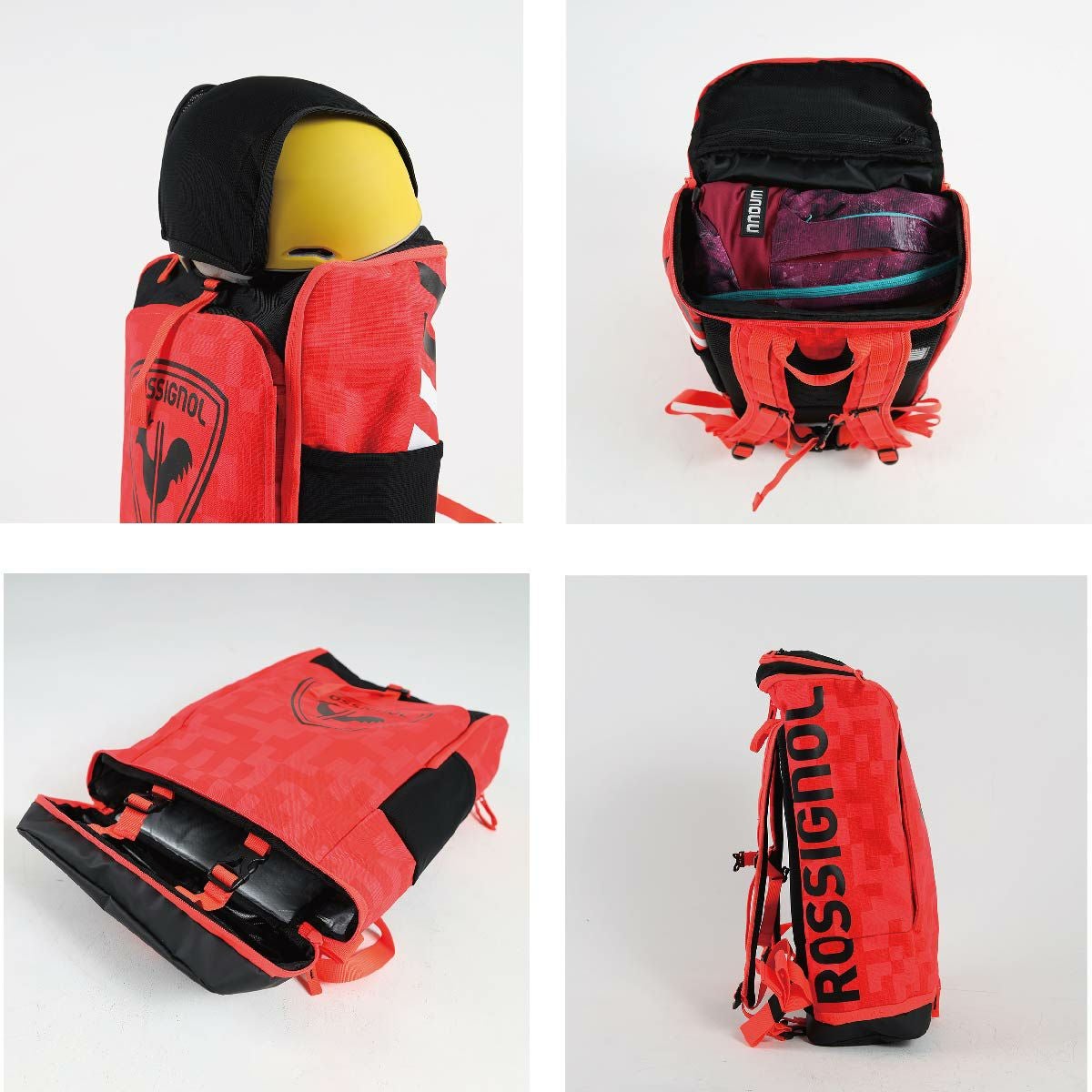 Rossignol スキー用バックパック 濃いめオレンジ/ブラック ROSSIGNOL ロシニョール スキーバック ＜2026＞HERO SMALL ATHLETES