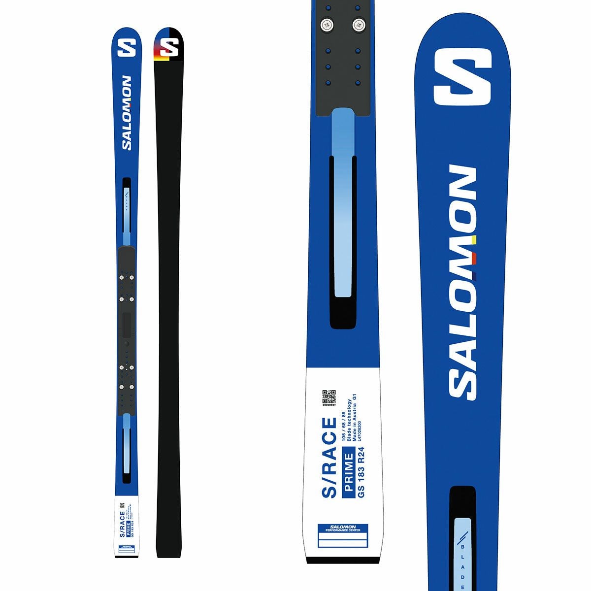 SALOMON スキー S/RACE PRIME GS 183cm R24 SALOMON サロモン スキー板 ＜2024＞ S/RACE PRIME GS + X16 LAB