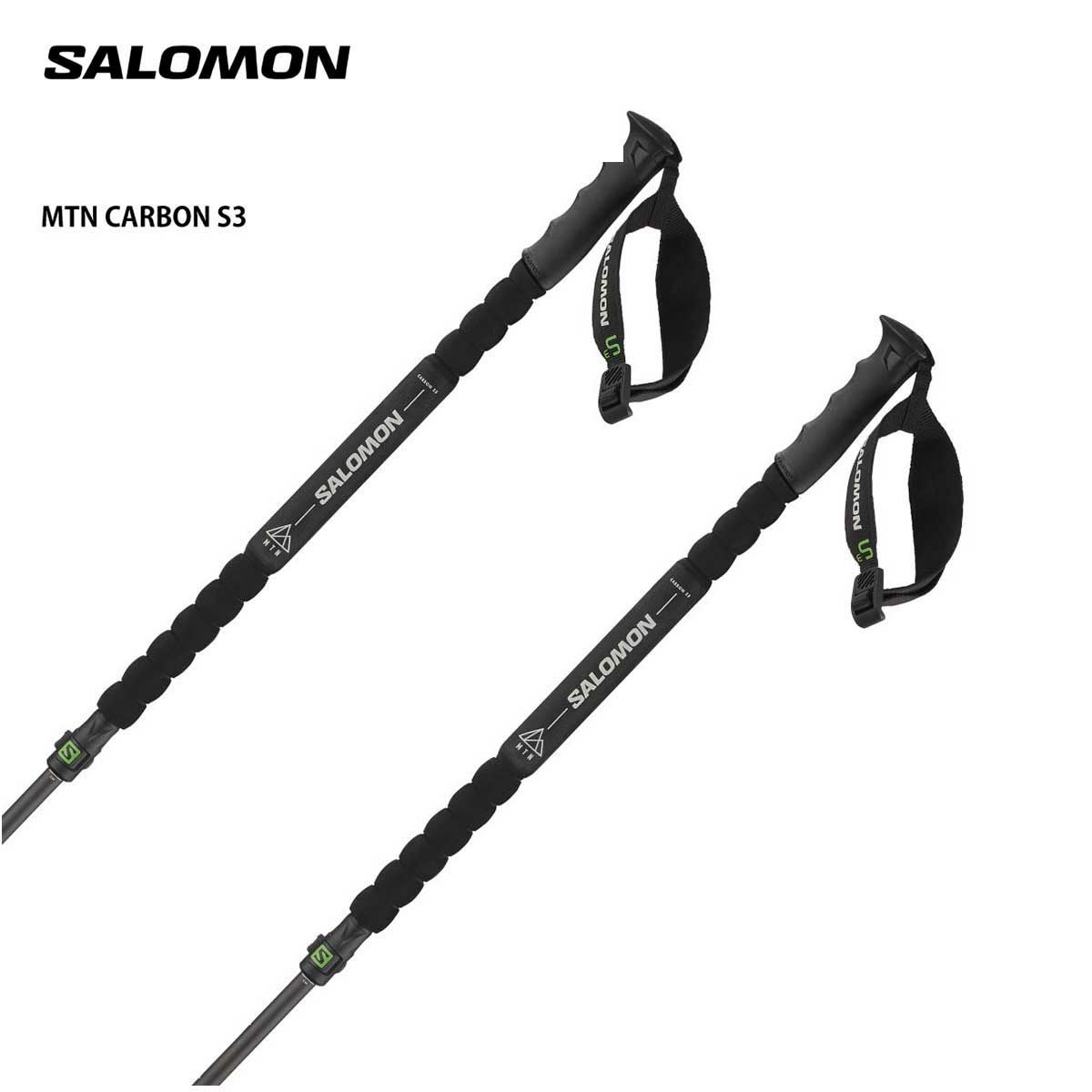 サロモン カーボンポール 111cm SALOMON サロモン ポール ストック＜2025＞MTN CARBON S3 / L47022600