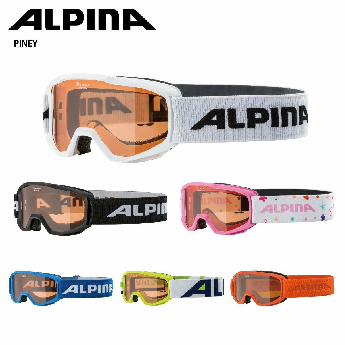 スキーゴーグル キッズ スキー ゴーグル ジュニア ALPINA アルピナ