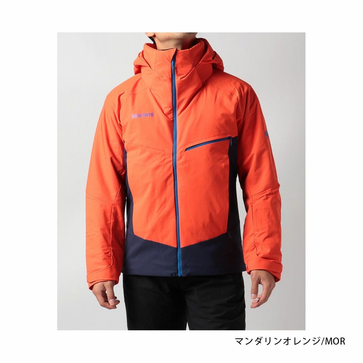 DESCENTE オレンジ スキーウェア 男性用 身長165〜173cm推奨 スキーウェア メンズ スキージャケット デサント DESCENTE スキー