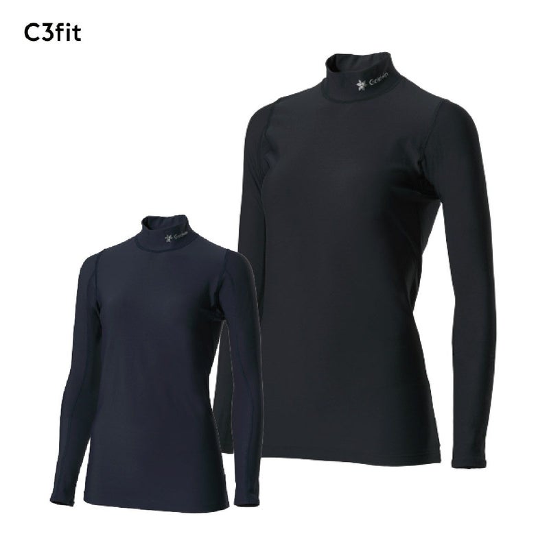 �X�L�[ �A���_�[�E�F�A ���f�B�[�X c3fit �V�[�X���[�t�B�b�g ��2024�� GCW62302 / Kodenshi Warm High Neck Long Sleeves