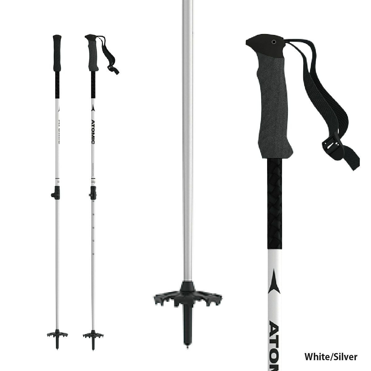 Atomic Performer スキーとLEKI ストック 162 バック付 ATOMIC アトミック ポール ストック ＜2027＞ BCT TOURING
