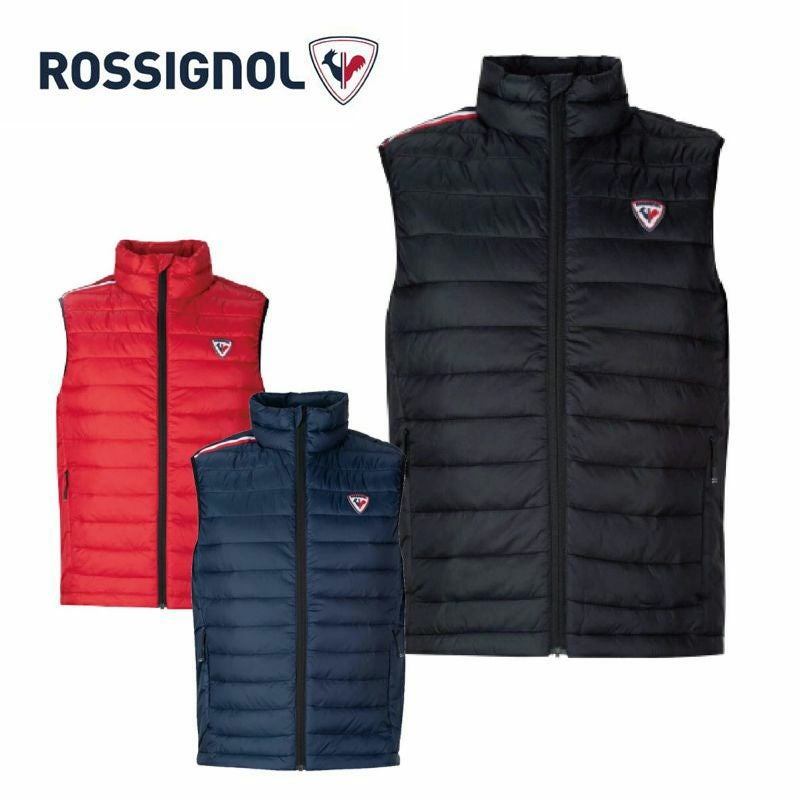 ROSSIGNOL ブラックダウンベスト ROSSIGNOL ロシニョール ウェア / ダウンベスト＜2024＞RLJMJ91