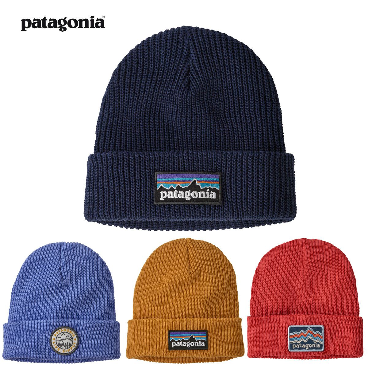 ★新品★patagonia★パタゴニア★ニット帽★ボンボン★ネイビー★ホワイト★ patagonia（パタゴニア） （ネコポス配送） ニット帽 メンズ