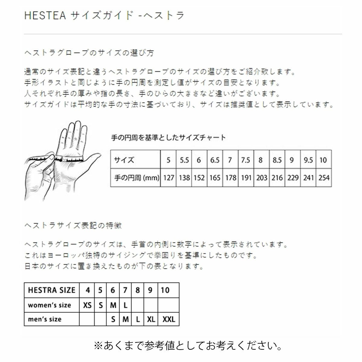 HESTRA ヘストラ スキー グローブ メンズ レディース＜2024＞ 33872