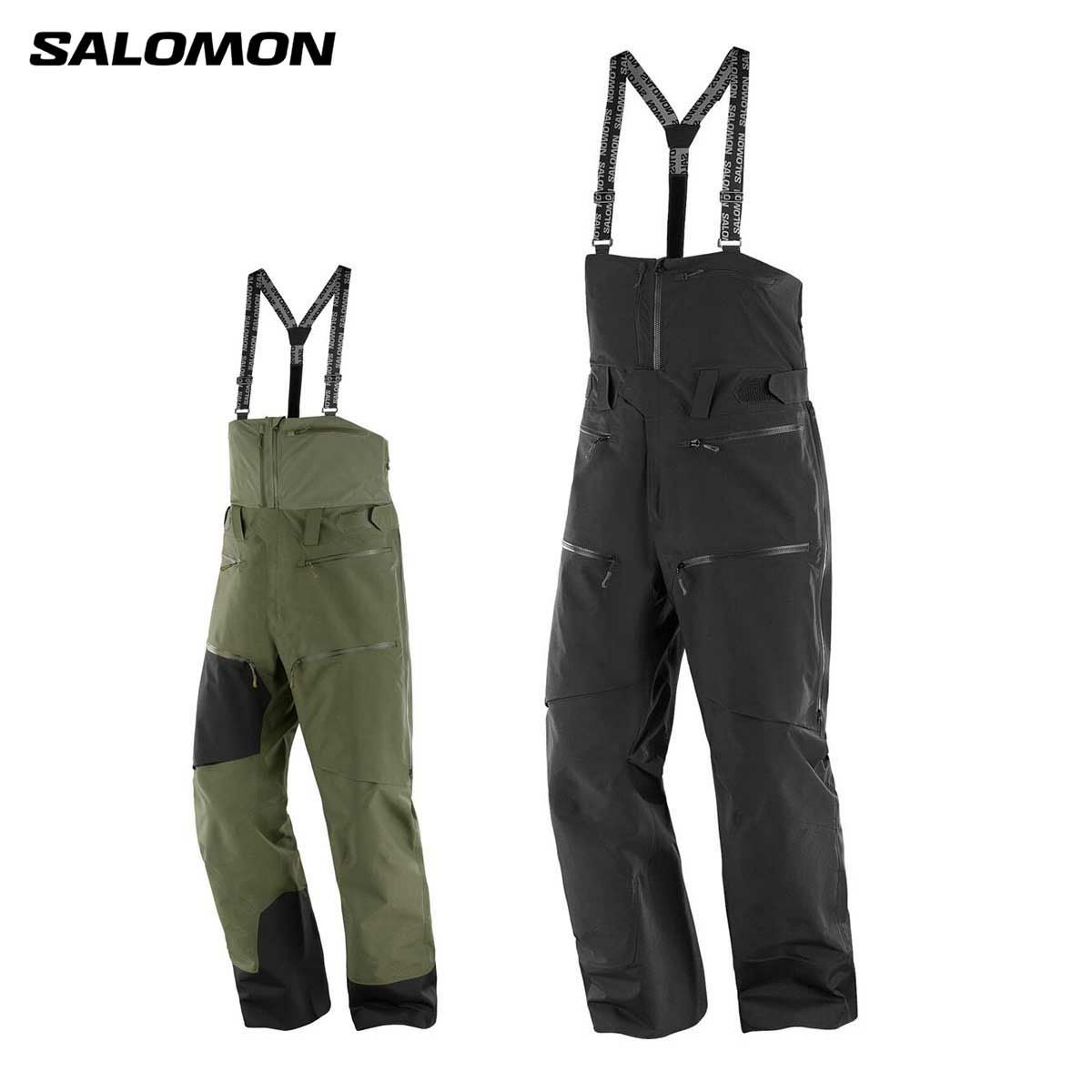 salomon QST goretex pro パンツ ブラック Salomon S/Lab QST GORE-TEX Pro Bib - Men's - Men