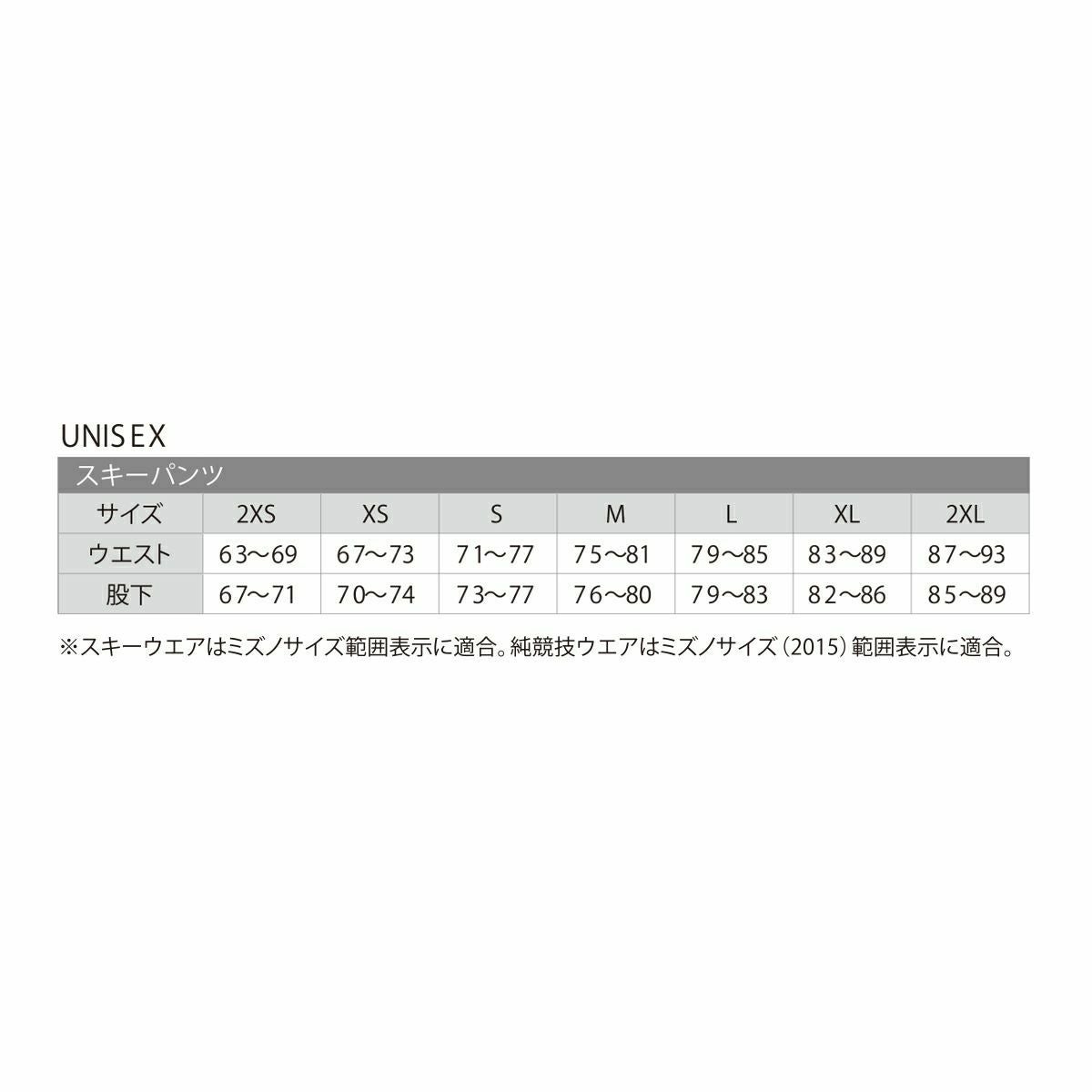 スキーウェア スキーパンツ パンツ ミズノ MIZUNO メンズ レディース