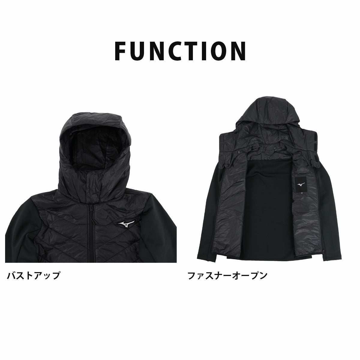 スキーウェア メンズ スキージャケット ミズノ MIZUNO ミドルレイヤー