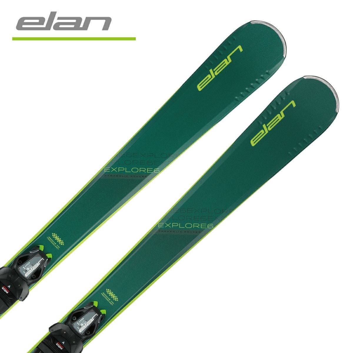 ELAN エラン スキー板 メンズ レディース ＜2024＞ EXPLORE 6 GREEN ＋