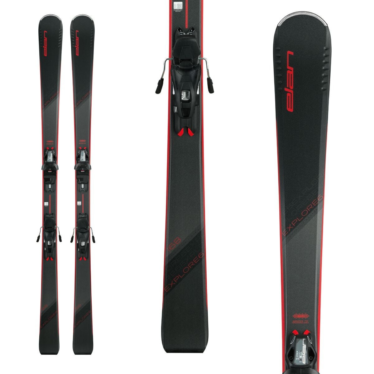 ELAN エラン スキー板 メンズ レディース ＜2024＞ EXPLORE 6 RED ＋