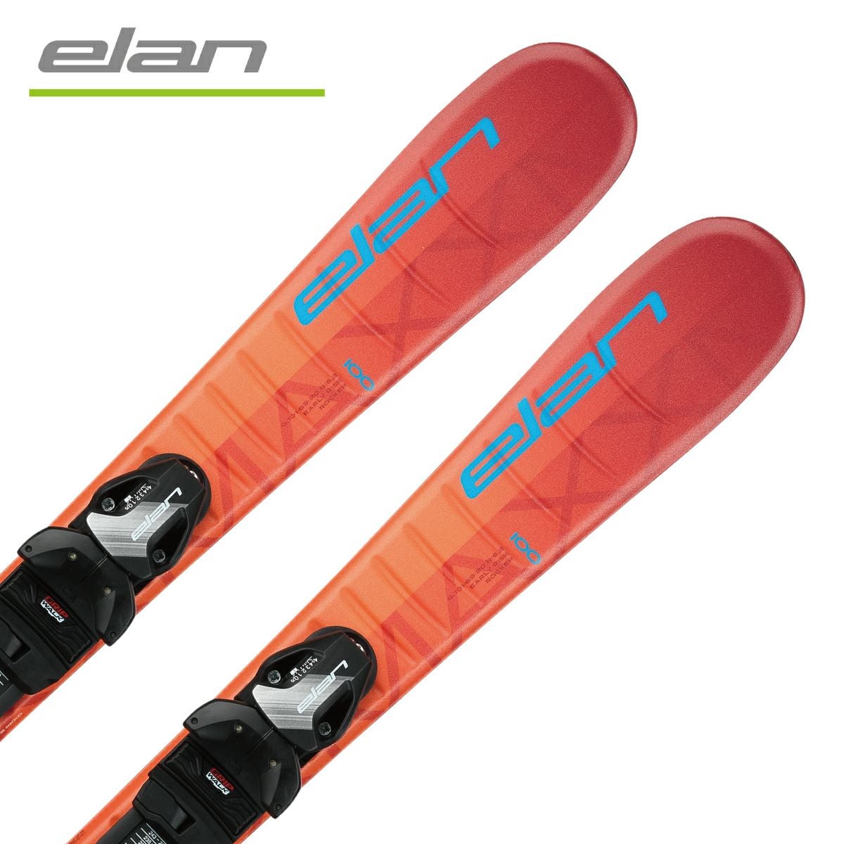 elan 100cm ジュニアスキー キッズスキー MAXX U-FLEX 調整ビンディング付き板 カービングスキー GRIP WALK エラン 札幌市 屯田店 elan（エラン） Jrスキーセット キッズ ジュニア ELAN 22-23 MAXX JRS