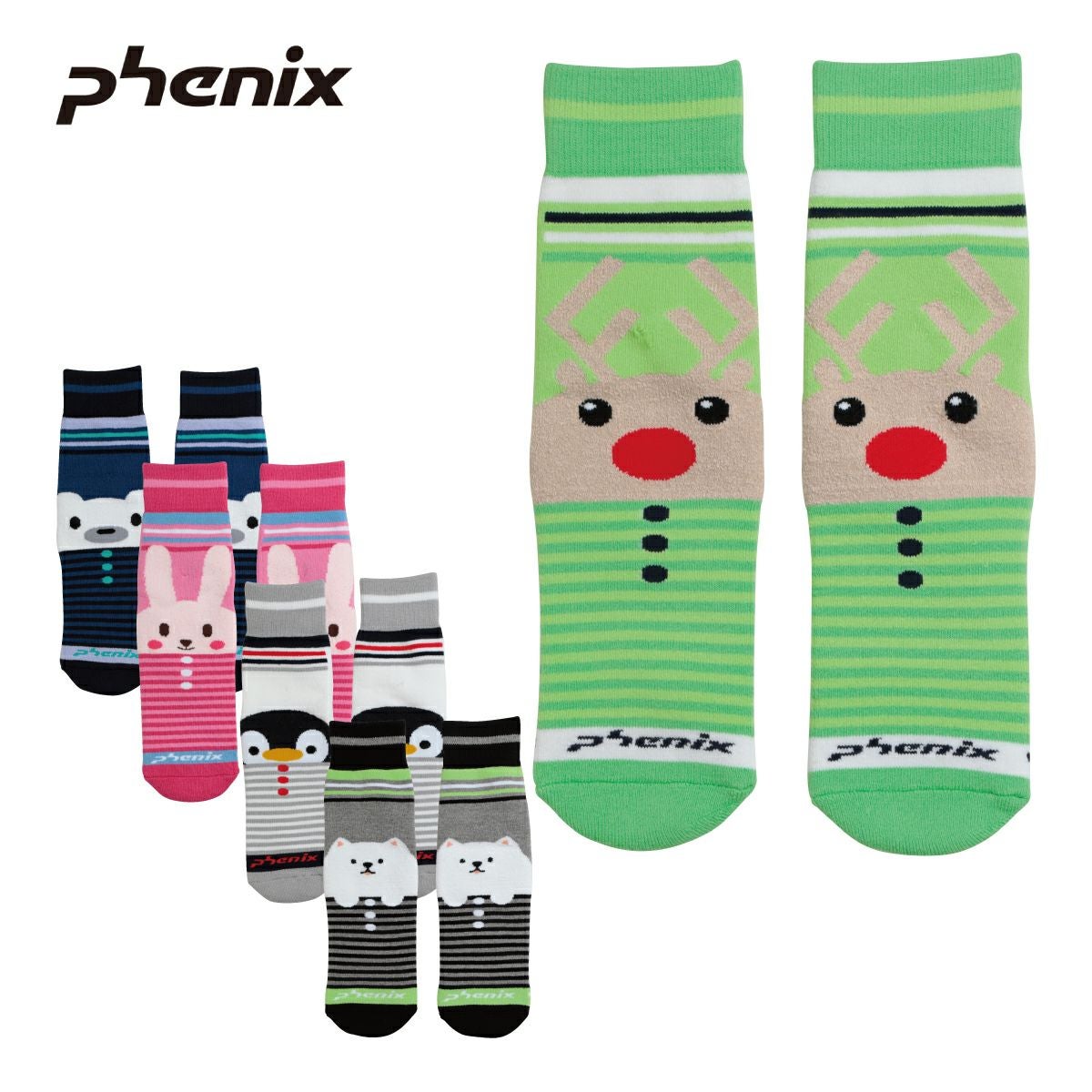 PHENIX フェニックス スキー ソックス 靴下 キッズ ジュニア＜2024