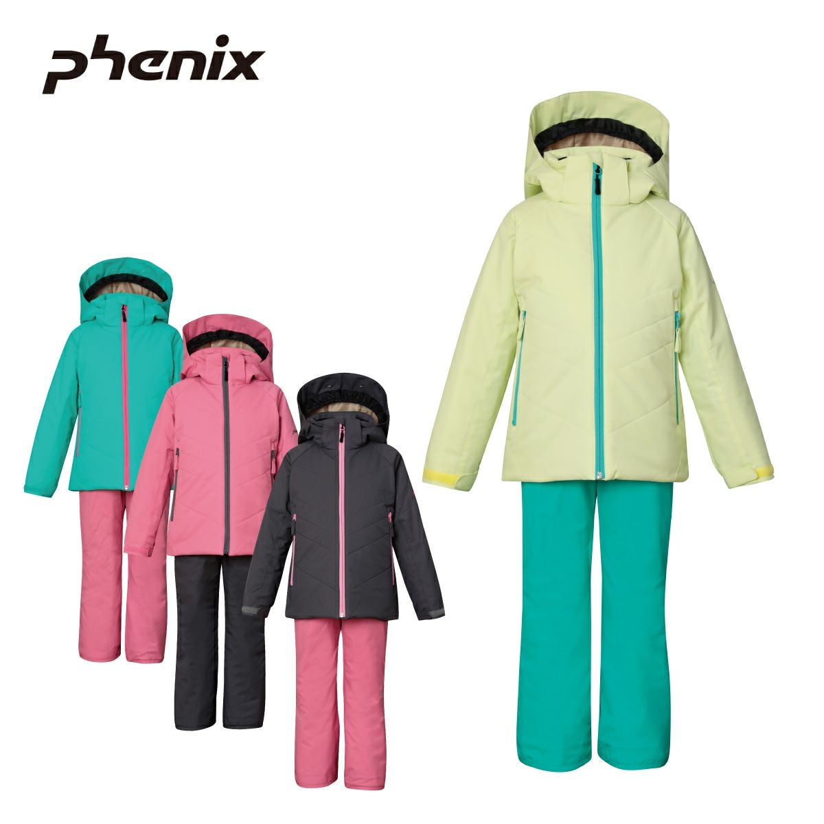 phenix スノーウェア 上下セット140サイズ フェニックス（PHENIX） スキーウェア キッズ 子供 上下セット スノー