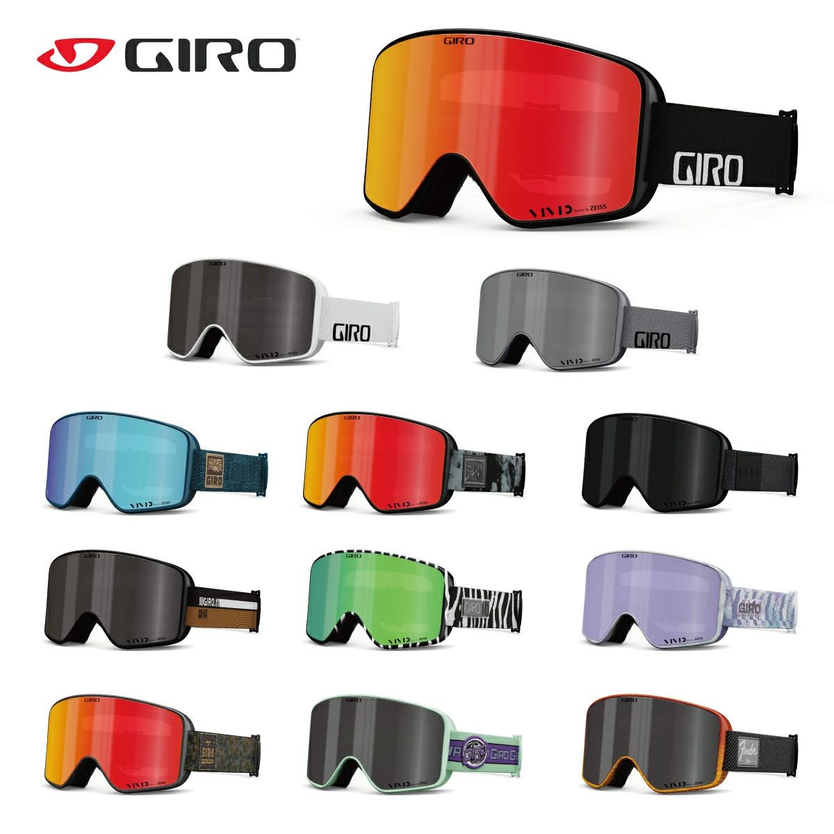 GIRO　ジロ　ゴーグル　メソッド　スペアレンズ付　スキー　スノーボード スキーゴーグル GIRO ジロ メンズ レディース ＜2024＞ METHOD