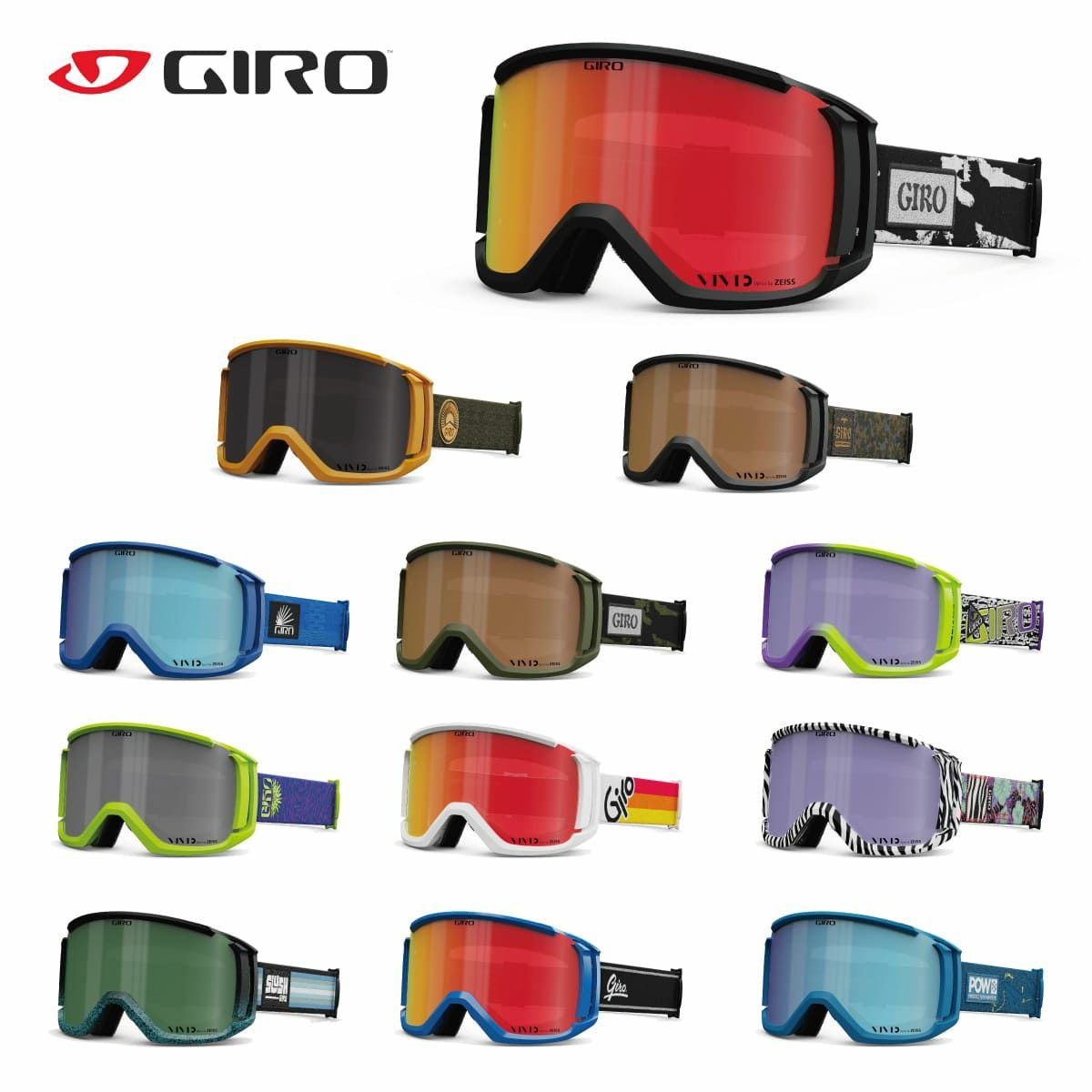 スキーゴーグル GIRO ジロ メンズ レディース ＜2024＞ REVOLT