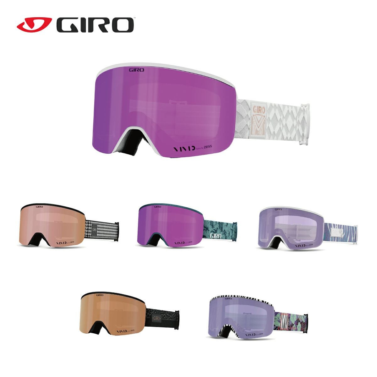 スキーゴーグル GIRO ジロ レディース ＜2024＞ ELLA / エラ アジアン
