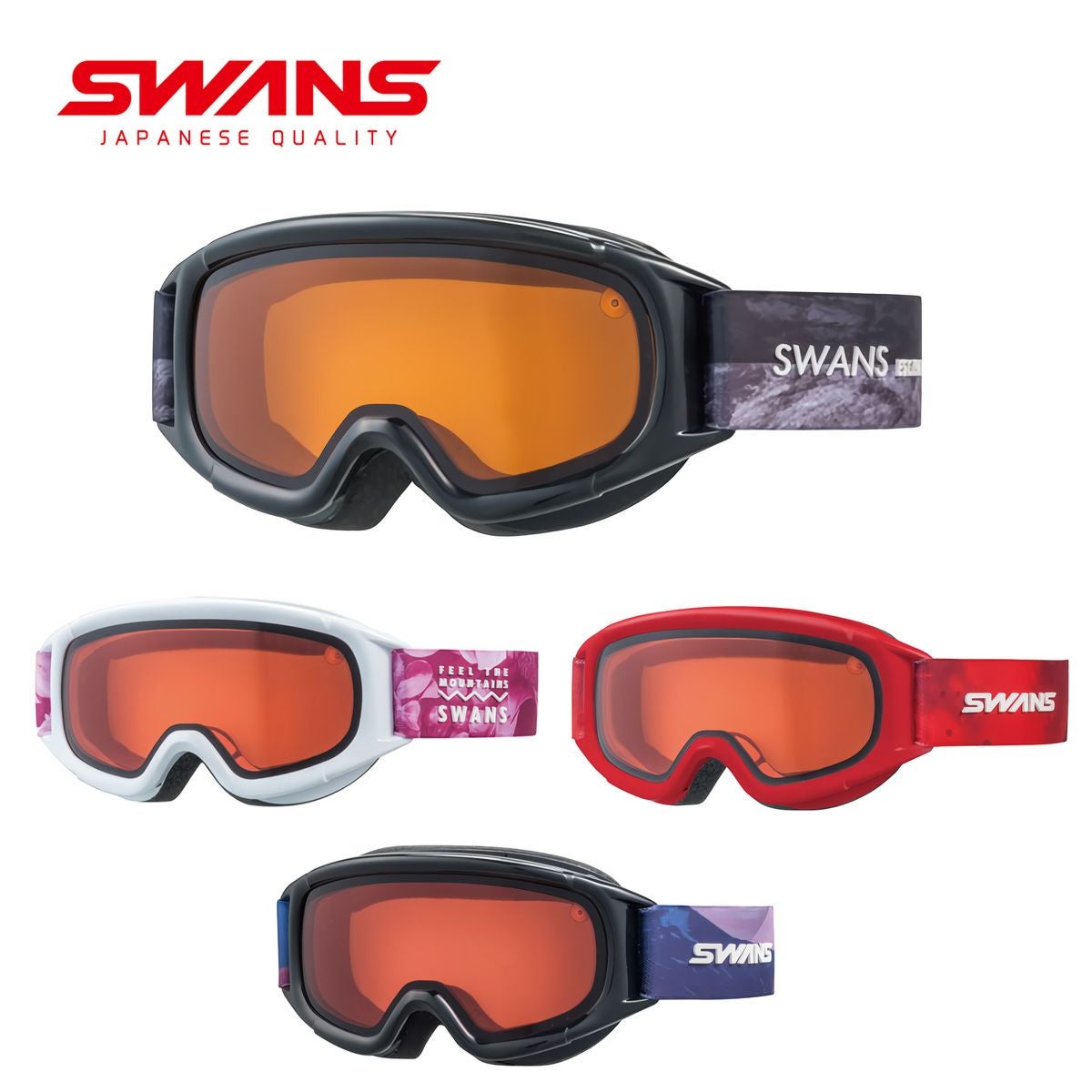 スキーゴーグル キッズ スワンズ ゴーグル SWANS スキー ジュニア
