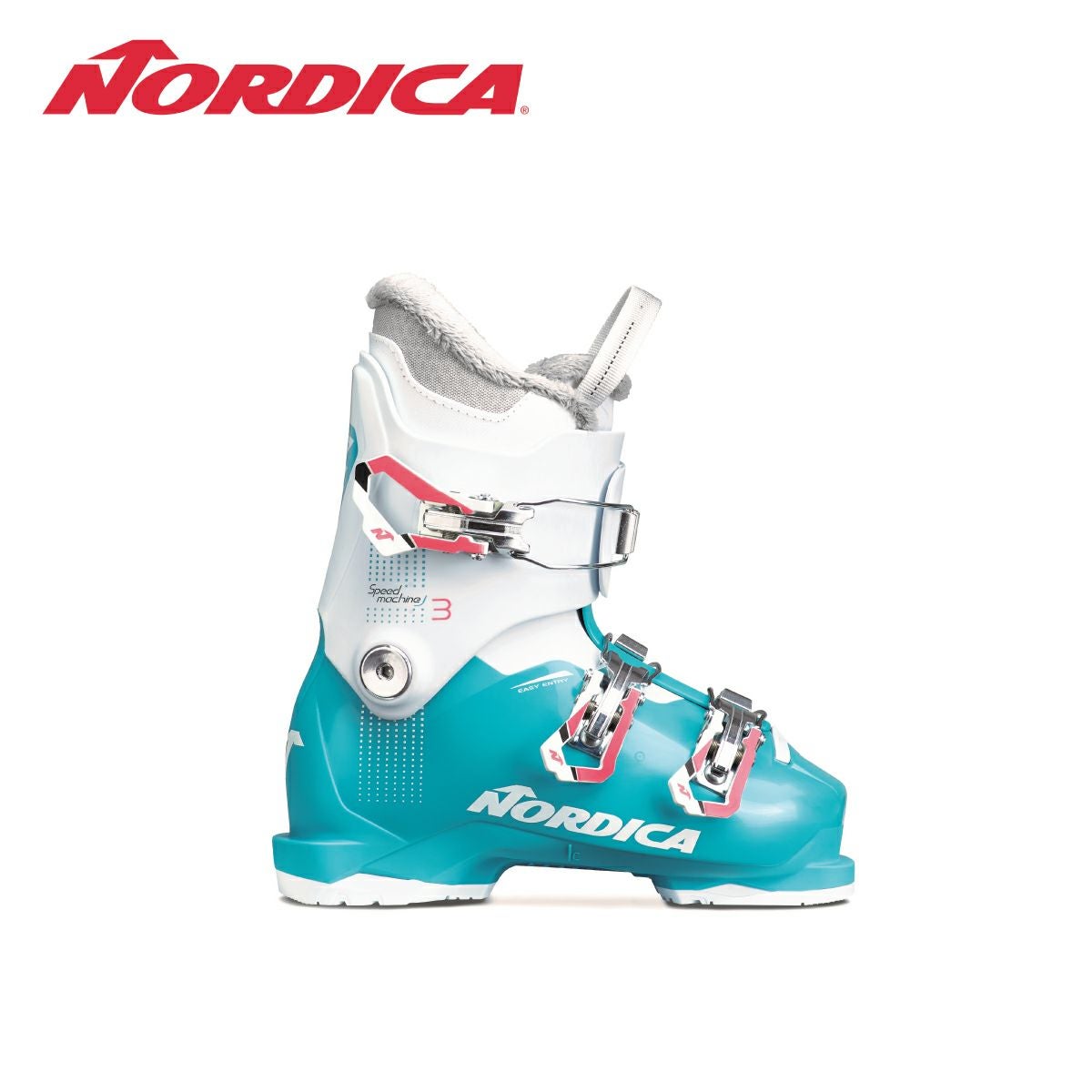 【4月末で掲示終了‼️】Nordica 子ども用スキーブーツ レッド　3点セット キッズスキーブーツ BIGHORN BJ-X mini レッド 16.0/17.0/18.0/19.0cm