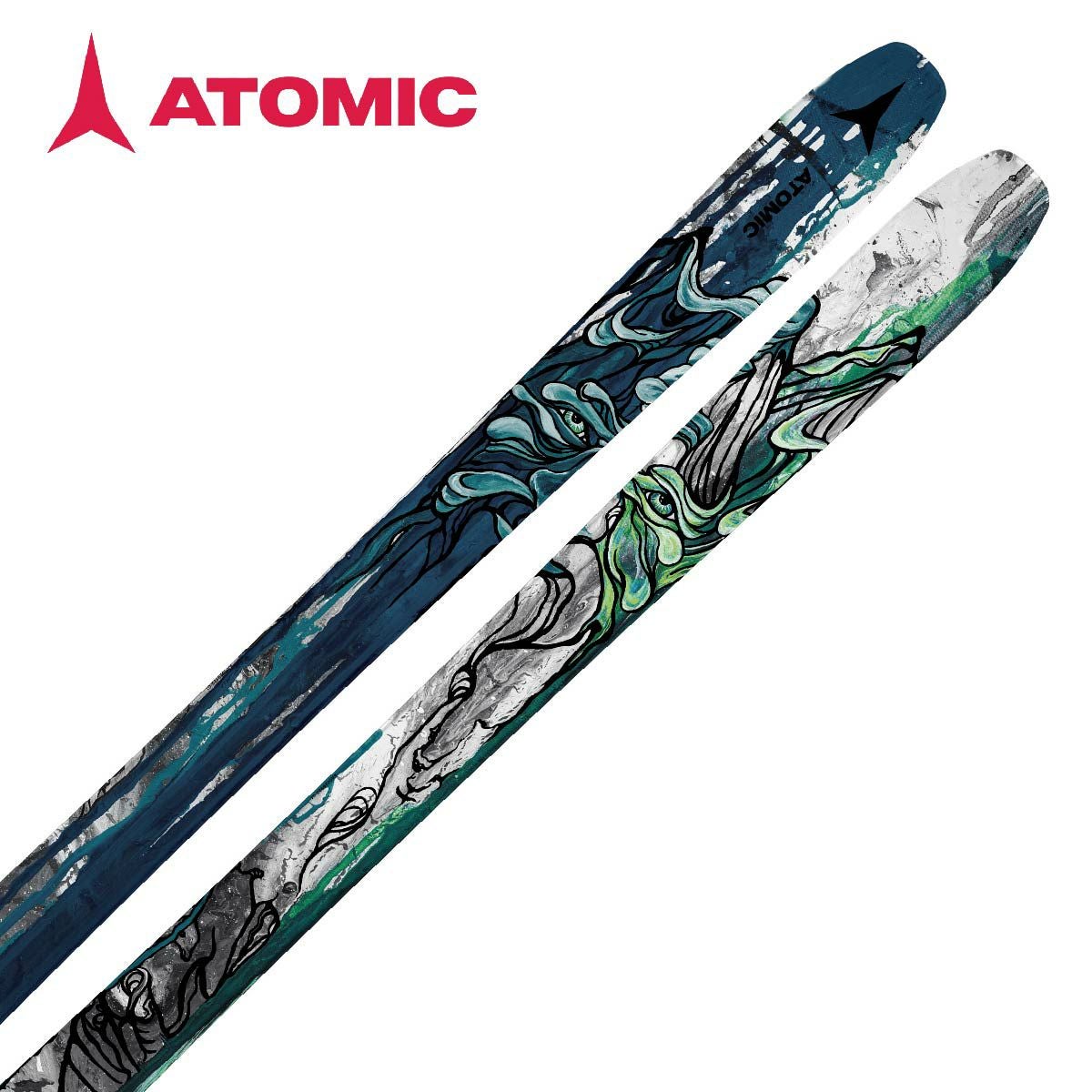 ATOMIC BENTO 90、175cm、119/90/109、未使用・新品 ATOMIC（アトミック） 26 ATOMIC BENT 100 ビンディング無し 山スキー