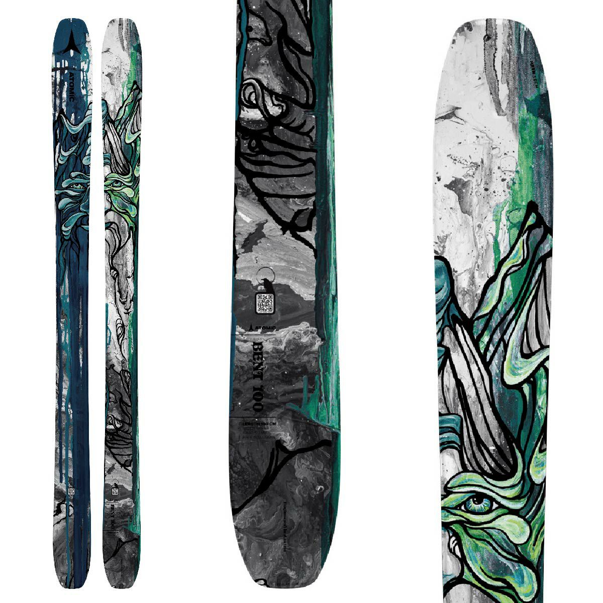 スキー板 2024 ATOMIC BENT 100 172cm アトミック ATOMIC BENT 100 ベント 100 スキー板 単品 2024-2025