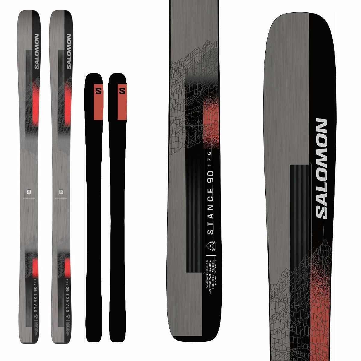 SALOMON サロモン スキー板 ＜2024＞ STANCE 90[L47227000] 【板のみ