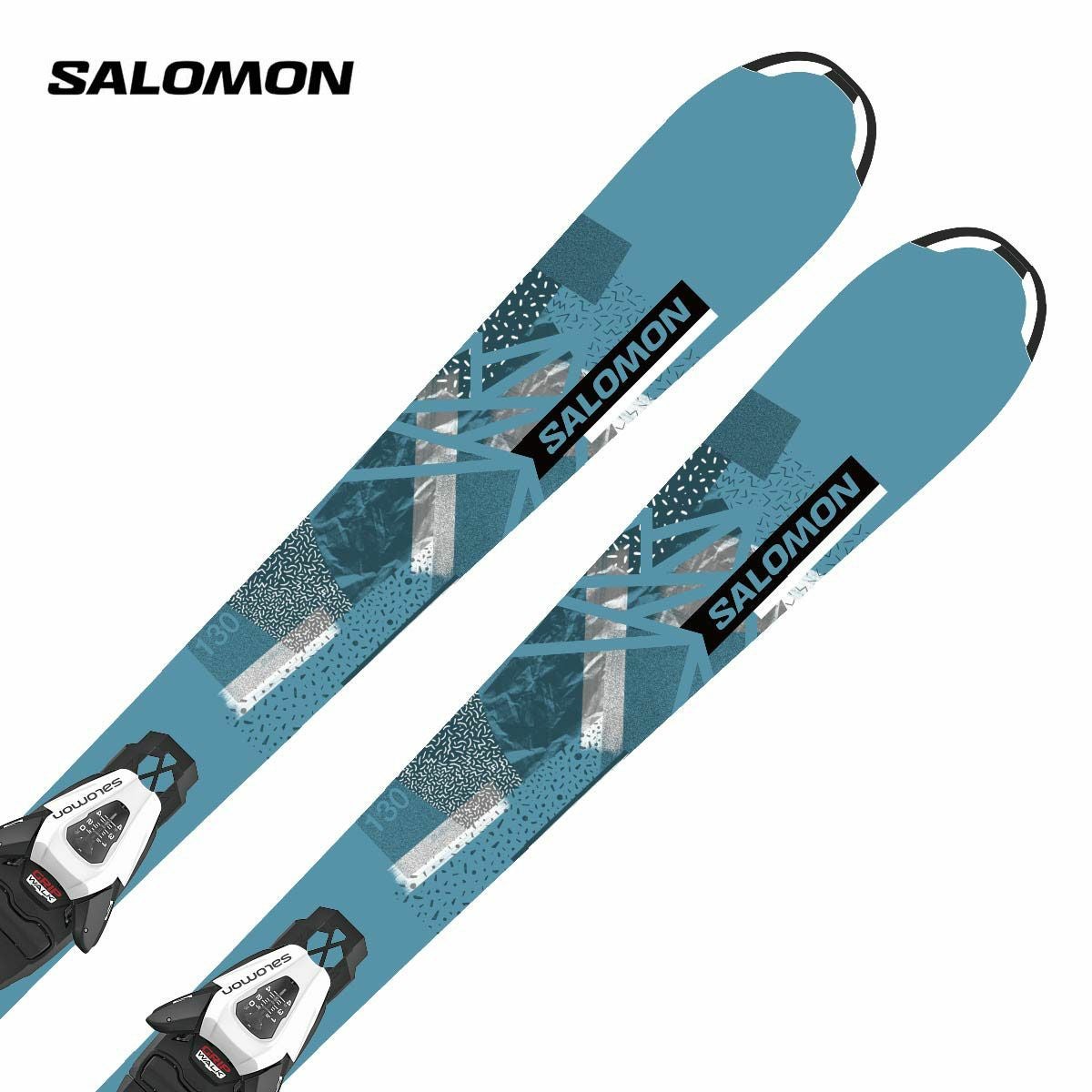 SALOMON サロモン スキー板 キッズ ジュニア ＜2024＞ QST Jr M + C5