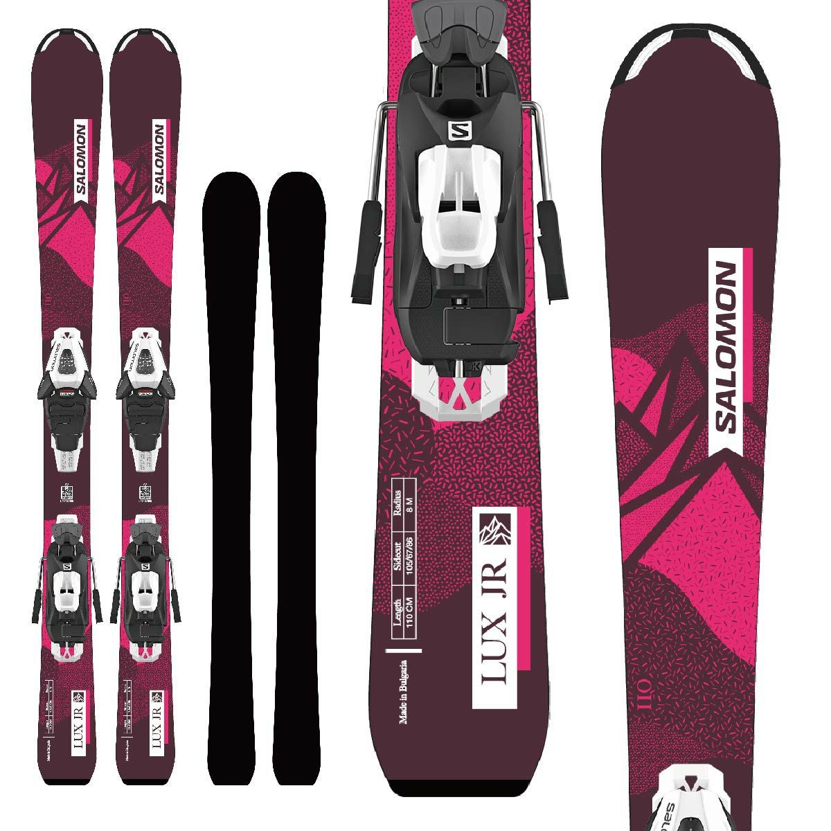 SALOMON サロモン スキー板 キッズ ジュニア ＜2024＞ LUX Jr S + C5