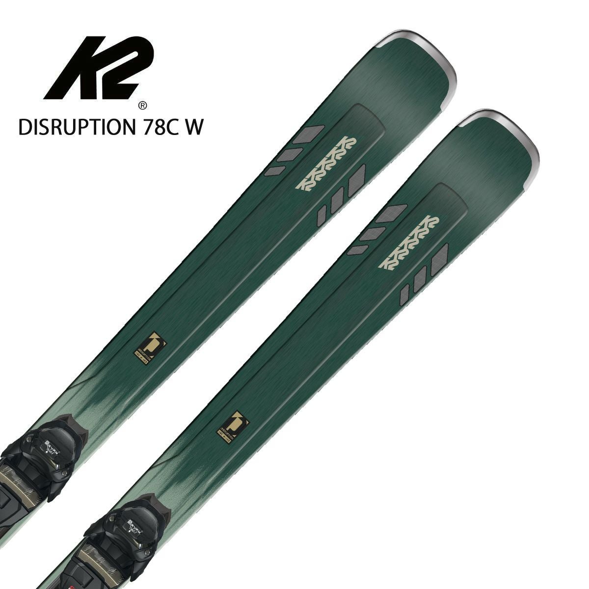 K2 ケーツー スキー板 レディース ＜2024＞ DISRUPTION 78C W + ER3 10