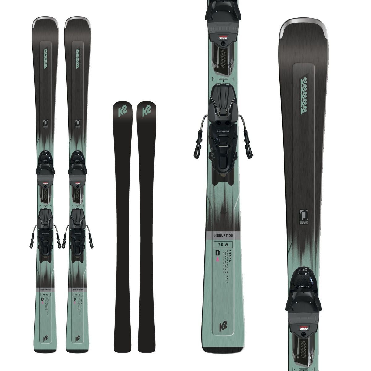 K2 ケーツー スキー板 レディース ＜2024＞ DISRUPTION 75 W + ERP 10