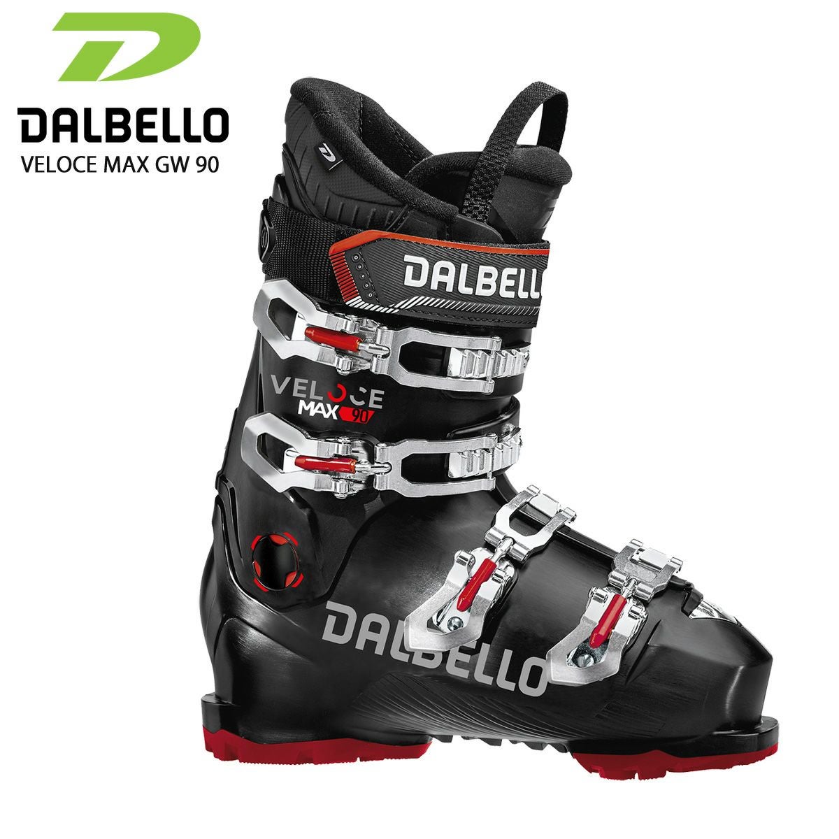 DALBELLO スキー ブーツ 90 ブラック/レッド　インソール未使用 お買い得・旧モデル（ダルベロ）ならスキー用品通販ショップ - タナベ