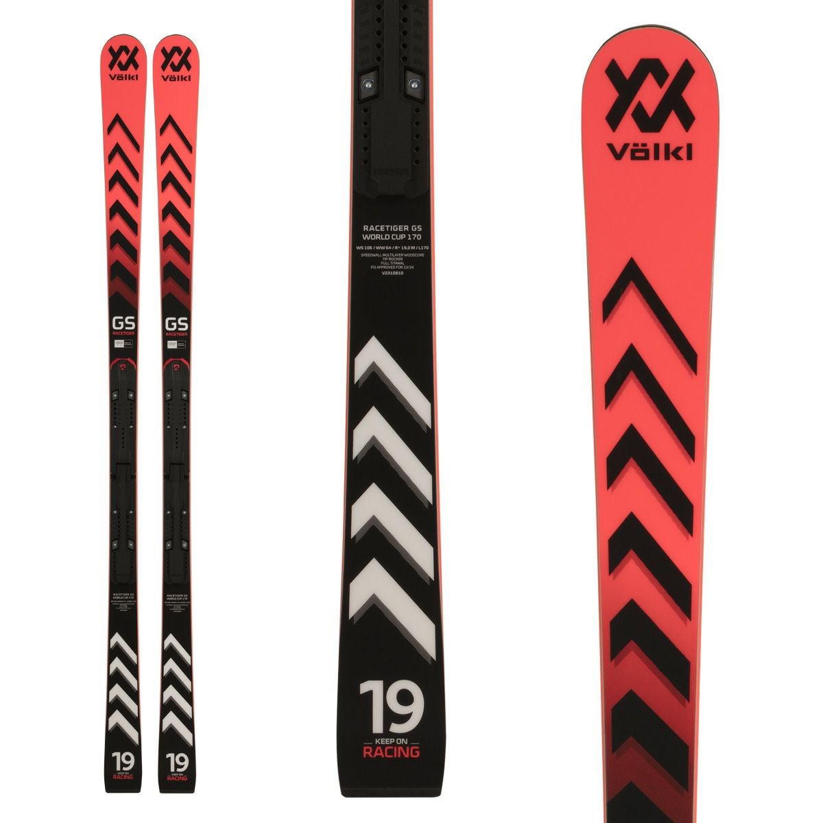 スキー板 VOLKL フォルクル キッズ ジュニア＜2024＞ RACETIGER GS JR