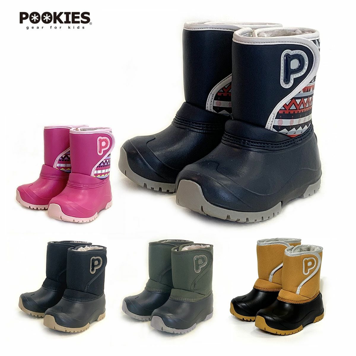 スノーブーツ スノーシューズ プーキーズ POOKIES ジュニア」の人気
