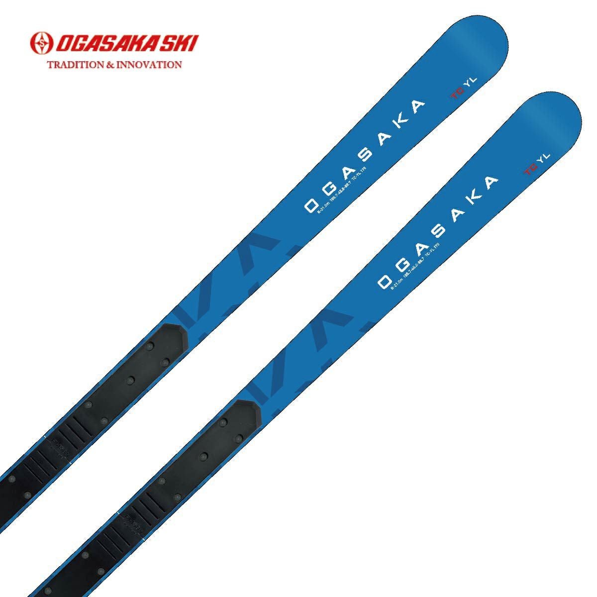 OGASAKA TC-YS 165cm 基礎スキー板　ストック付き OGASAKA（オガサカ） 2025-26 TC-S + RMOTION T12（TC-S + マーカー