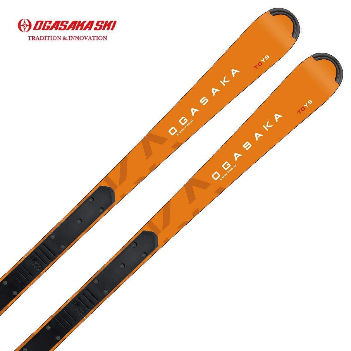OGASAKA TC-YS 165cm 基礎スキー板　ストック付き OGASAKA（オガサカ） 2025-26 TC-S + RMOTION T12（TC-S + マーカー
