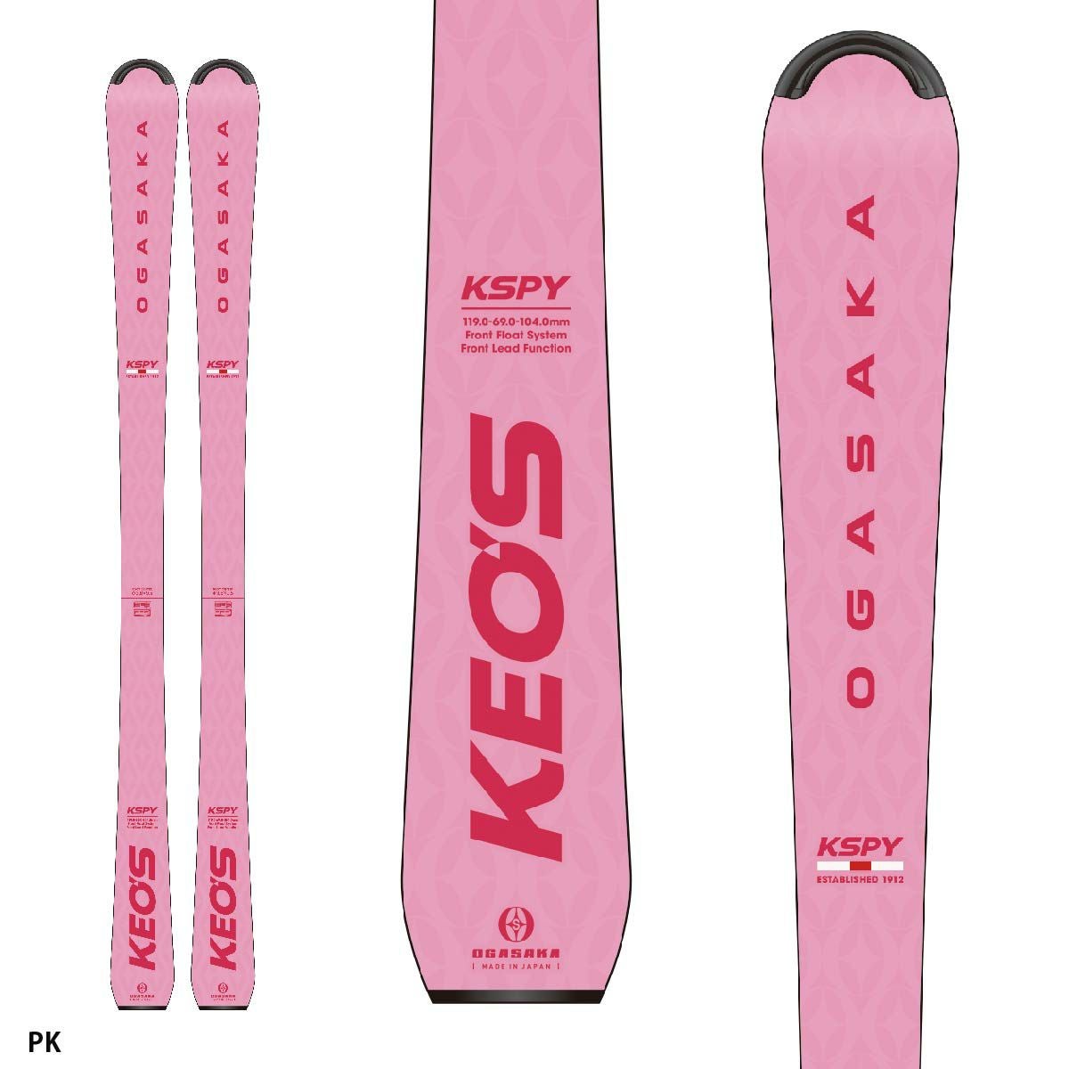 OGASAKA オガサカ スキー板 ＜2025＞ KEO'S 〔ケオッズ〕KS-PY【板のみ