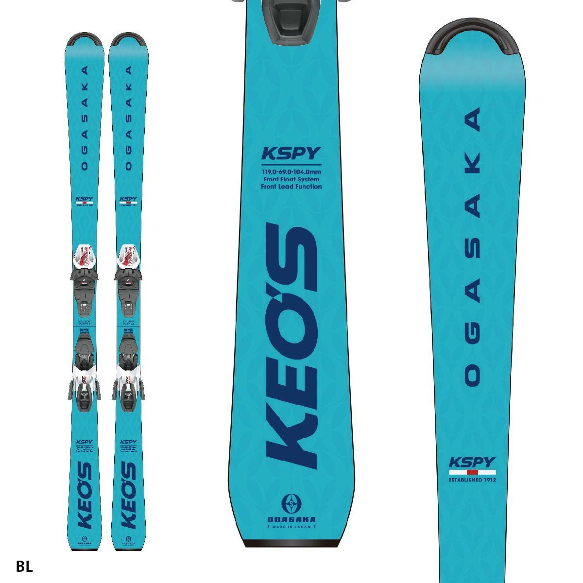 OGASAKA オガサカ スキー板 ＜2025＞ KEO'S 〔ケオッズ〕KS-PY + SLR