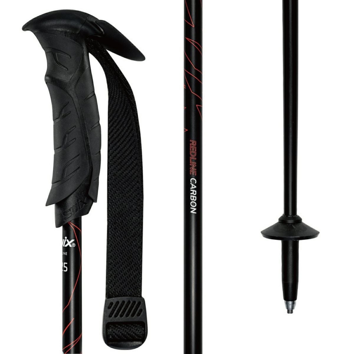 Swix クロスカントリースキー ストック 黒/赤　161㎝ ストック スウィックス カーボン」の人気商品一覧 | 安い商品を通販