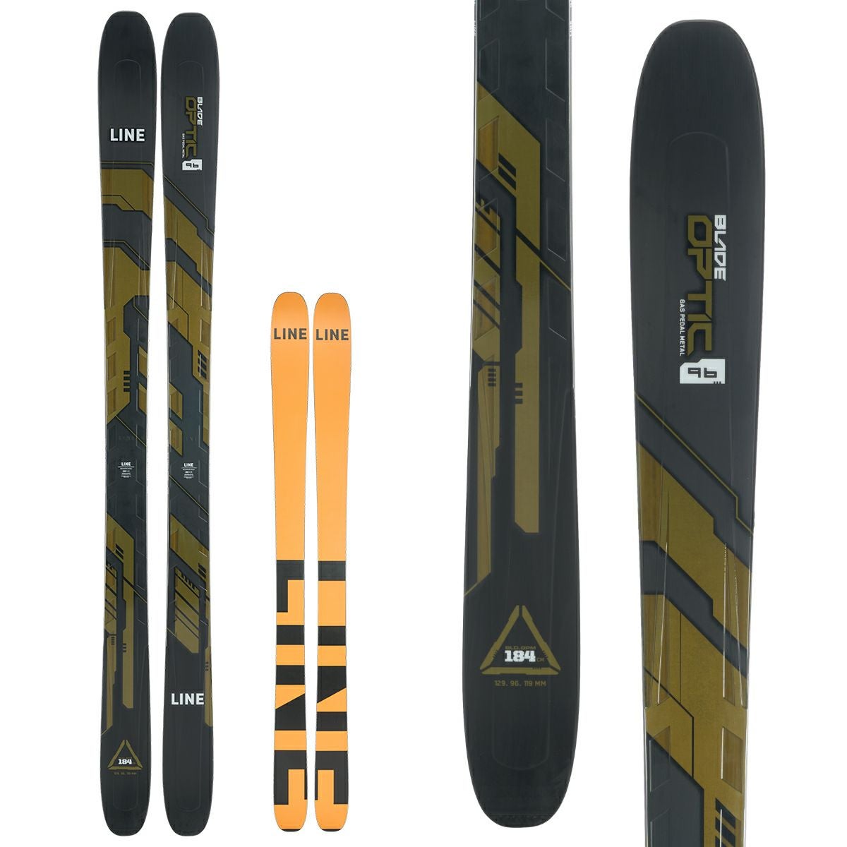 スキー板 LINE ライン メンズ レディース ＜2024＞ BLADE OPTIC 96