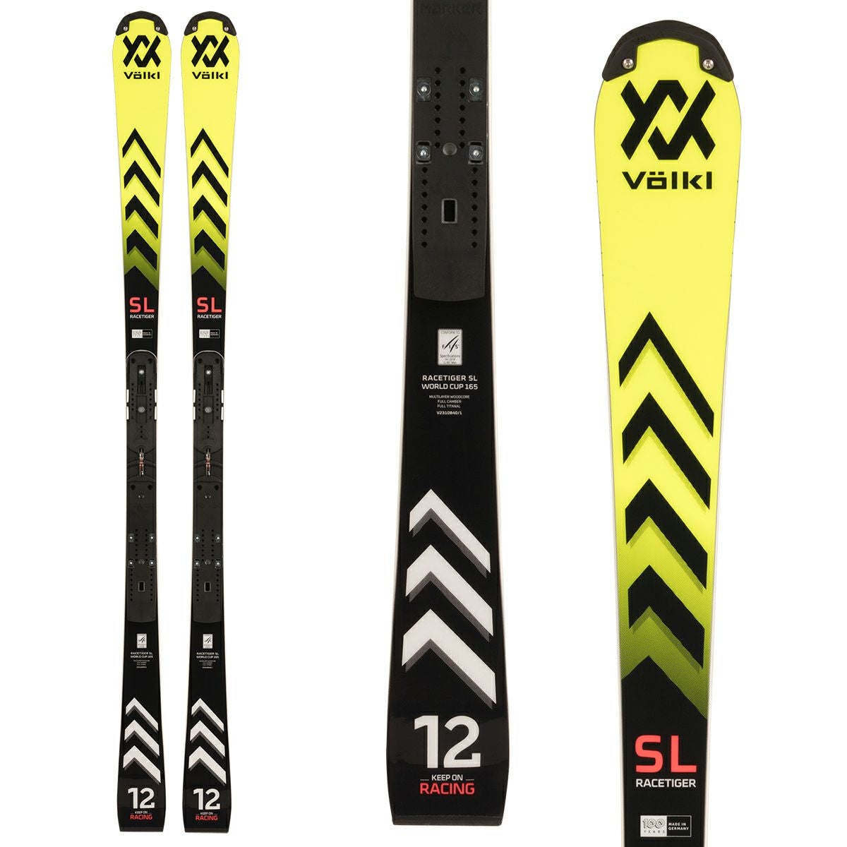 スキー板 VOLKL フォルクル 2024 RACETIGER SL WC〔レースタイガー SL